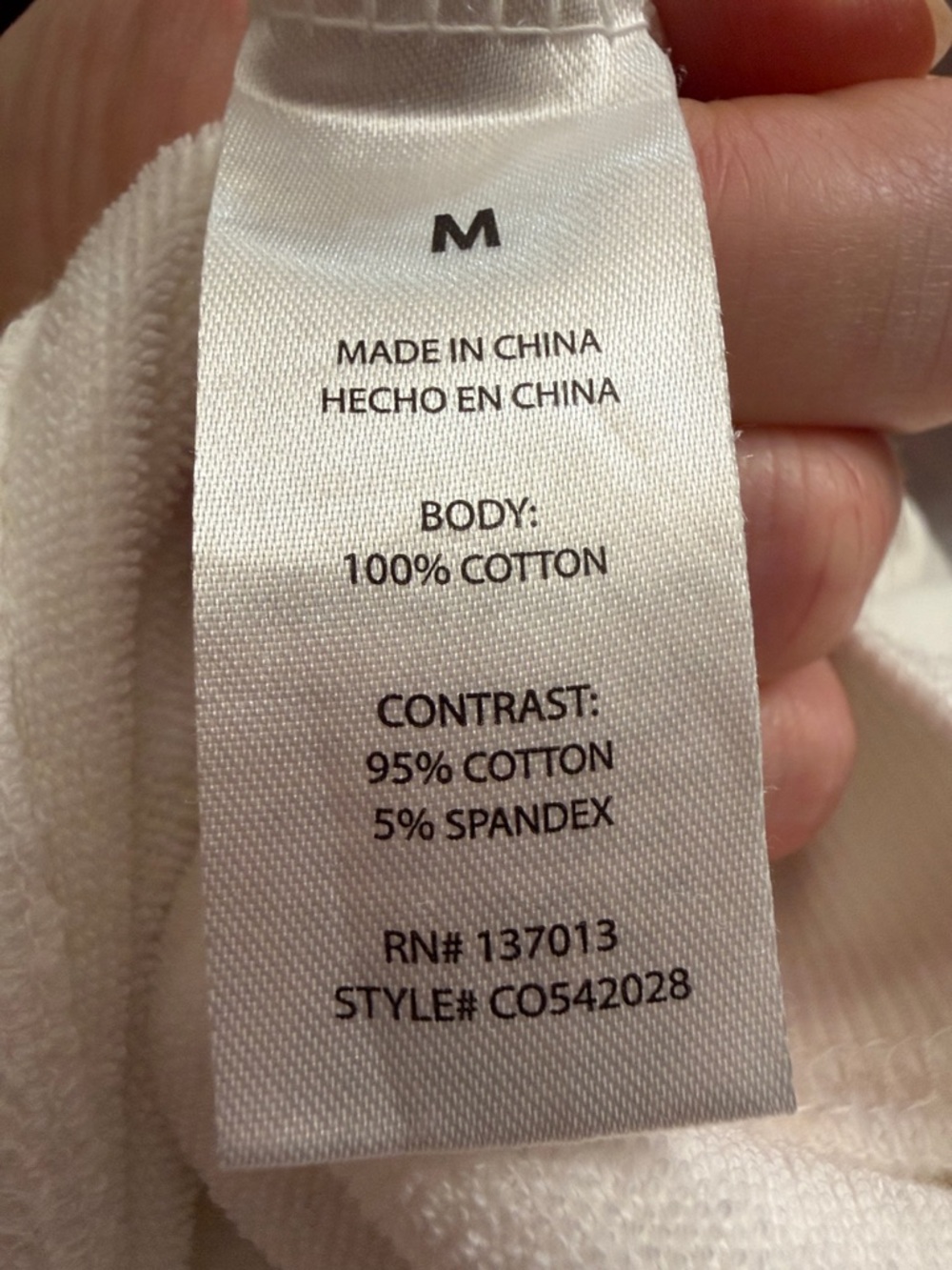 Wildfox Sweatshirt White Pullover with Black Logo Tag - Picture 14 of 14